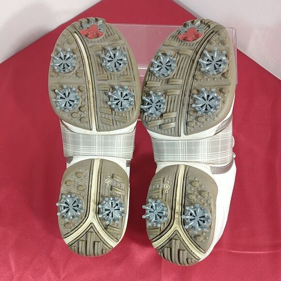 Nike Air Embellish Golf Shoes Saddle Women's SZ 8.5 #549576-102 . - Picture 7 of 8